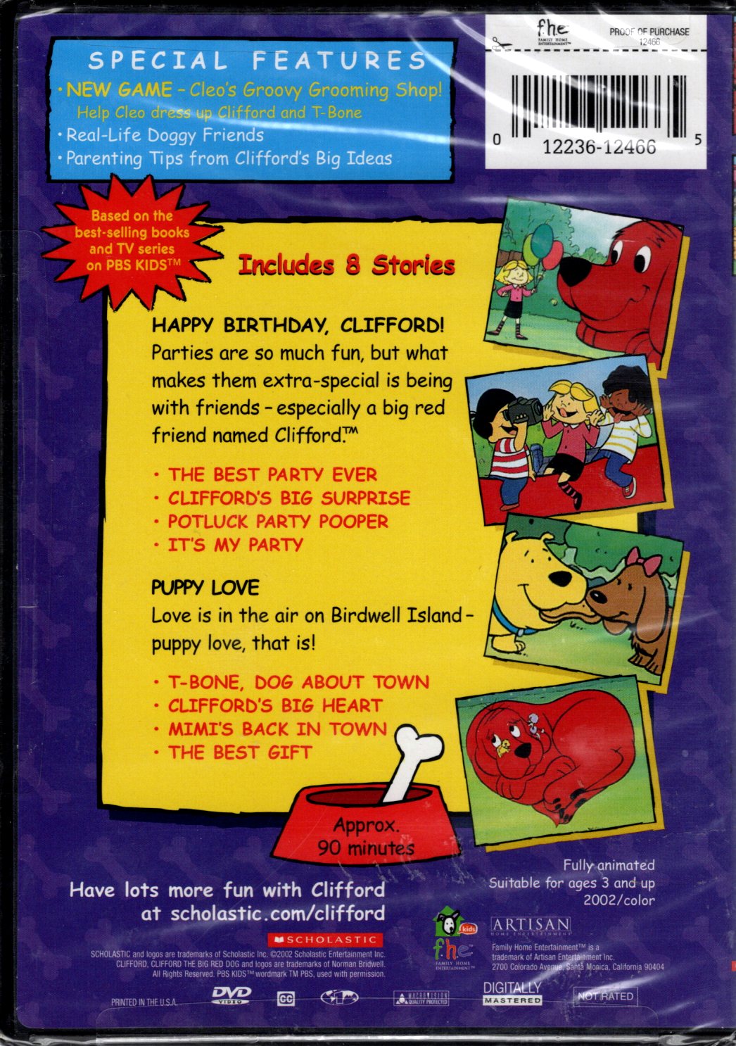 Scholastic Inc. - Clifford The Big Red Dog™: Happy Birthday, Clifford! - DVD