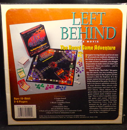 Talicor™, Inc. - Left Behind™ The Movie: The Board Game Adventure - 2 to 6 Players, Ages 10 to Adult - Board Game