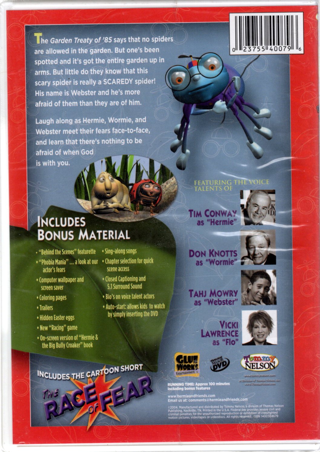 Tommy Nelson - Max Lucado's Hermie & Friends™: Webster, the Scaredy Spider - Max Lucado Kids - DVD