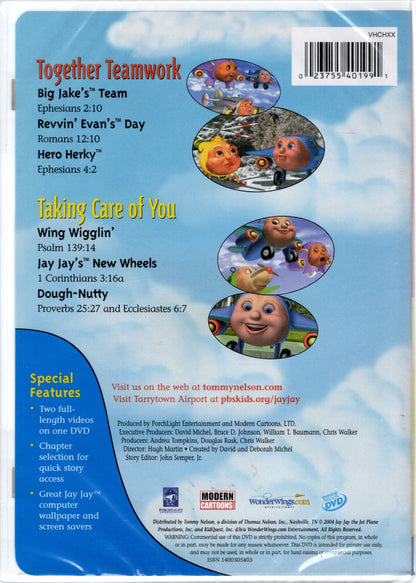 Focus on the Family Presents - Jay Jay™ The Jet Plane: Together Teamwork & Taking Care of You - 2 Complete Videos (6 Episodes) - DVD