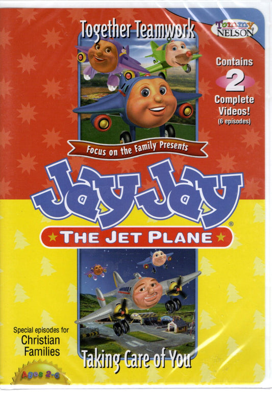 Focus on the Family Presents - Jay Jay™ The Jet Plane: Together Teamwork & Taking Care of You - 2 Complete Videos (6 Episodes) - DVD