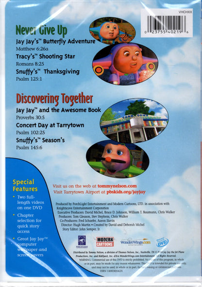 Focus on the Family Presents - Jay Jay™ the Jet Plane: Never Give Up & Discovering Together - 2 Complete Videos! (6 Episodes) - DVD