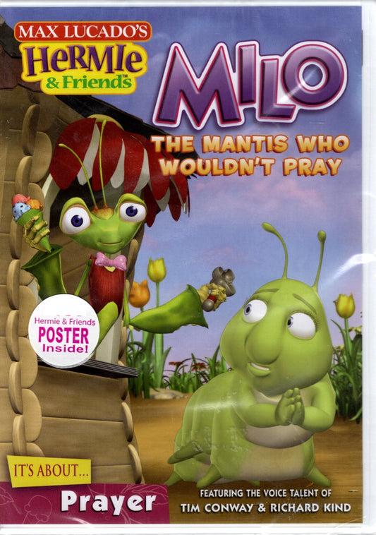 Tommy Nelson - Max Lucado's Hermie & Friends™ - Milo: The Mantis Who Wouldn't Pray - DVD