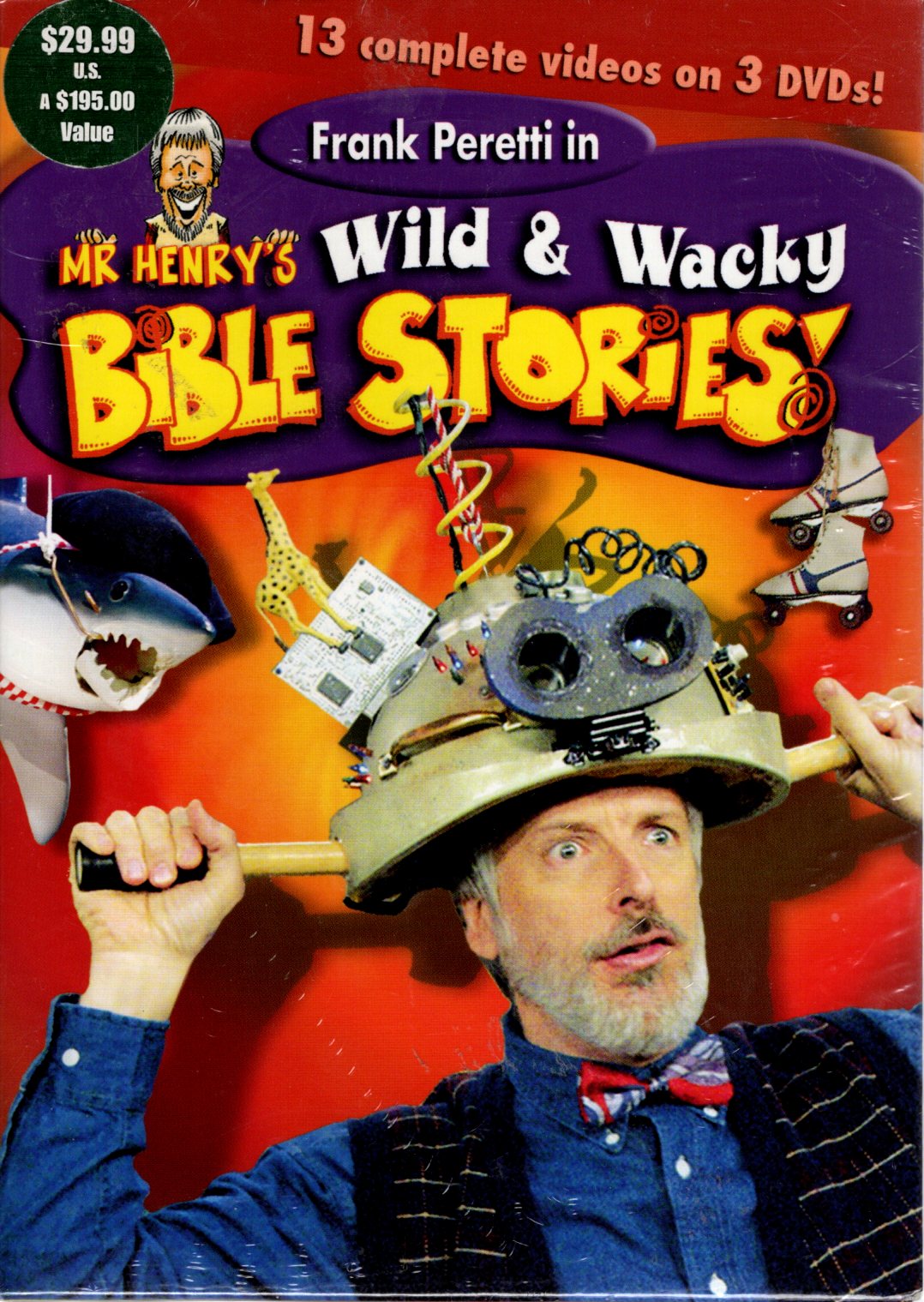 Thomas Nelson - Mr. Henry's Wild & Wacky Bible Stories: 13 Complete Videos on 3 DVDs! - Frank Peretti - DVD Box Set