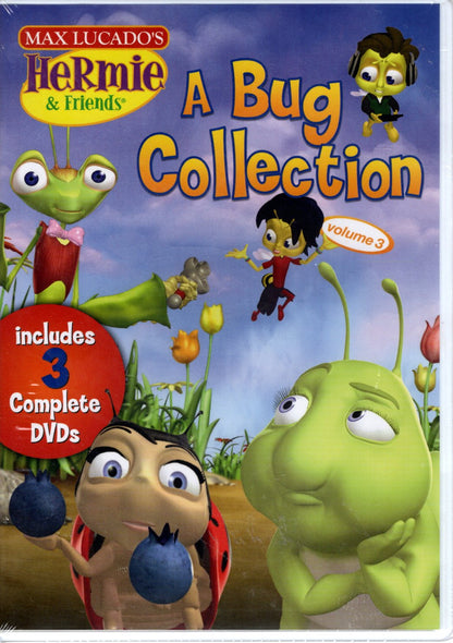 Tommy Nelson - Max Lucado's Hermie & Friends®: A Bug Collection Volume 3 - Set of 3 Complete DVDs - DVD Set