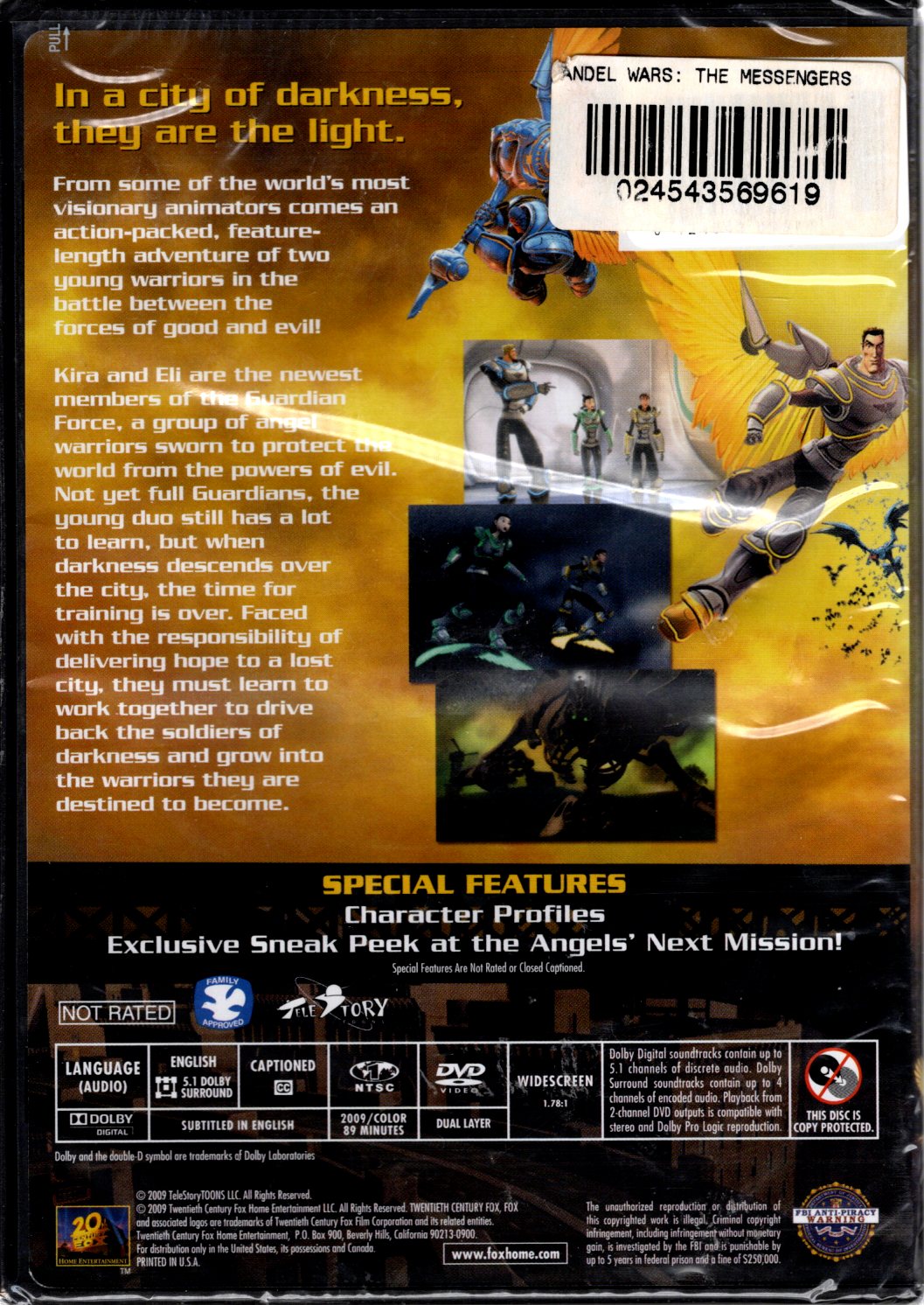 Twentieth Century Fox Home Entertainment - Angel Wars The Messengers: Unleash Heaven - TeleStoryTOONS LLC. - DVD