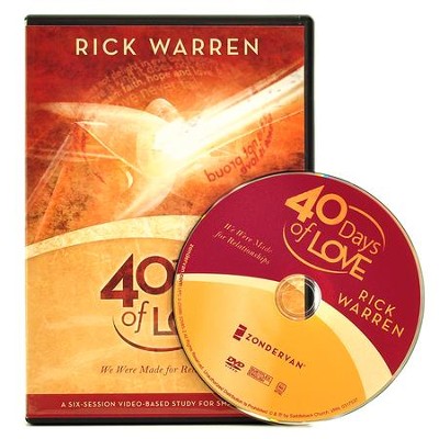 Saddleback Church - 40 Days of Love: We Were Made for Relationships - Rick Warren - DVD Set/Series