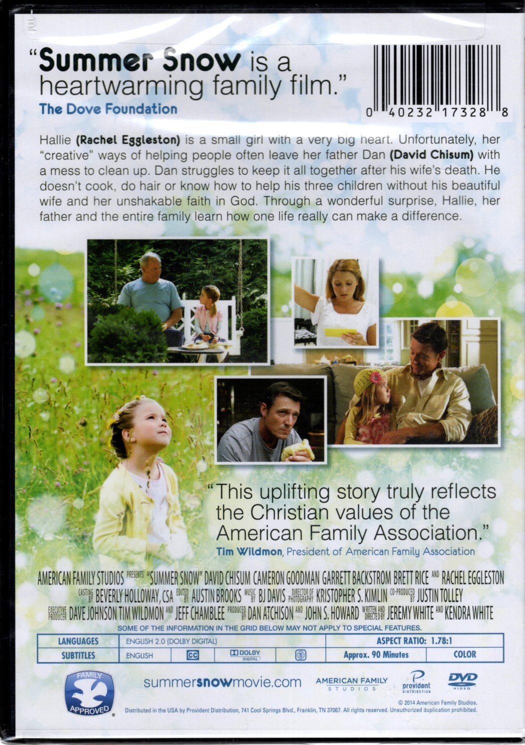 American Family Studios - Summer Snow: One Life Can Make a Difference - DVD, Movie