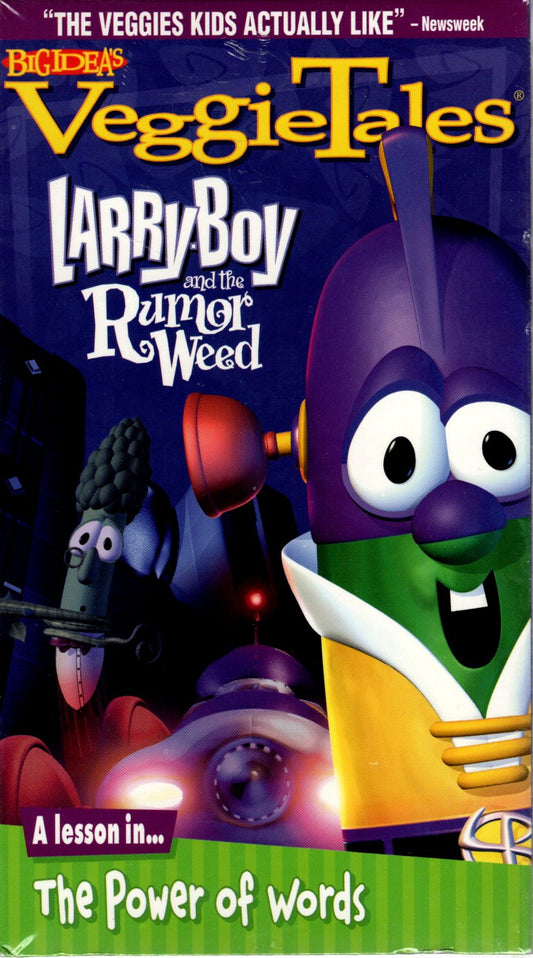 Big Idea™ VeggieTales® - Larry-Boy and the Rumor Weed - VHS Tape (2002) (**See Description Before Purchasing!)