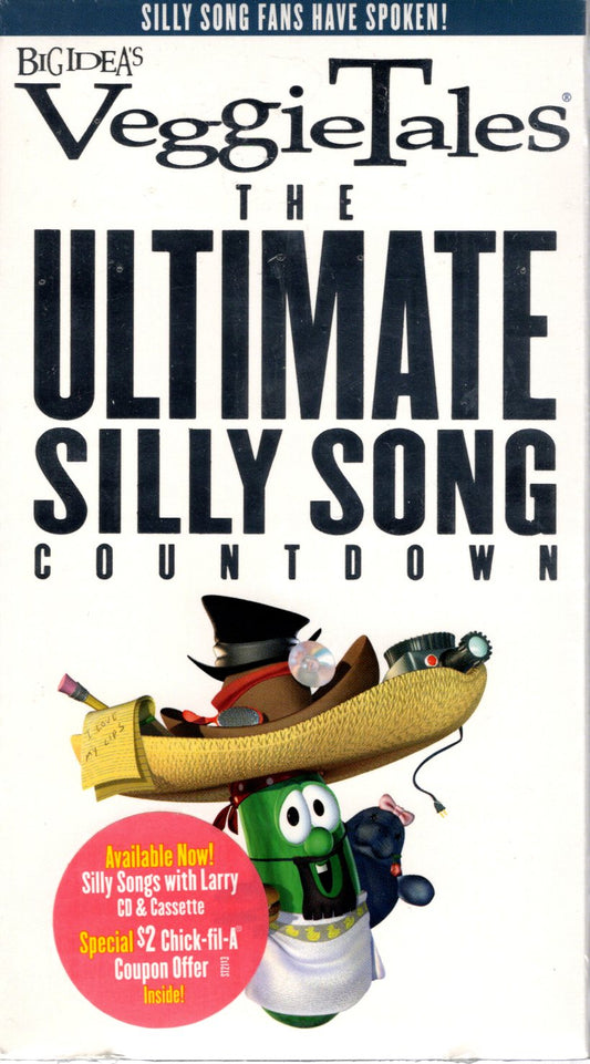 Big Idea™ VeggieTales® - The Ultimate Silly Songs Countdown - VHS Tape (2001) (**See Description Before Purchasing!)