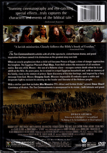 Echo Bridge Home Entertainment - The Ten Commandments: A Grand Retelling of the Epic Story of Moses - Directed by Robert Dornhelm - DVD