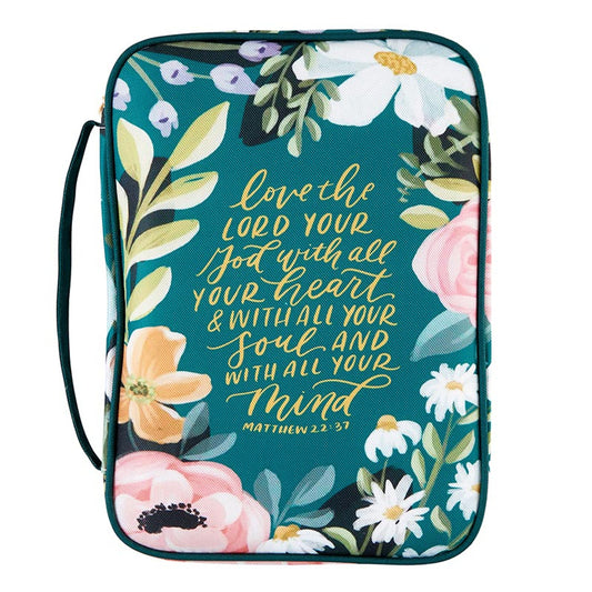 Loveall Design Company - Faithworks™ - Matthew 22:37 Bible Cover - Large