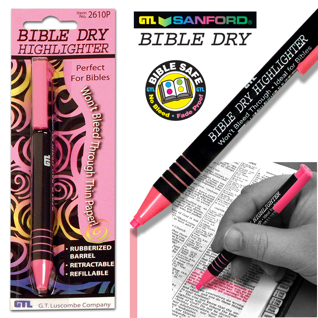 Bible Dry Highlighter, Item #2610 (G.T. Luscombe Co., Inc.)