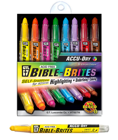 Bible-Brites Highlighters #79278 (G.T. Luscombe Co., Inc.)