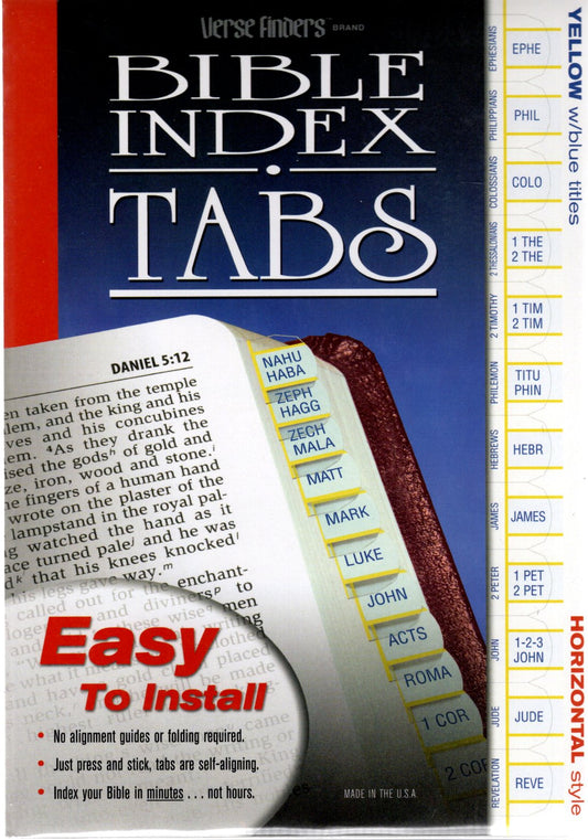 Verse Finders™ Brand Bible Index Tabs