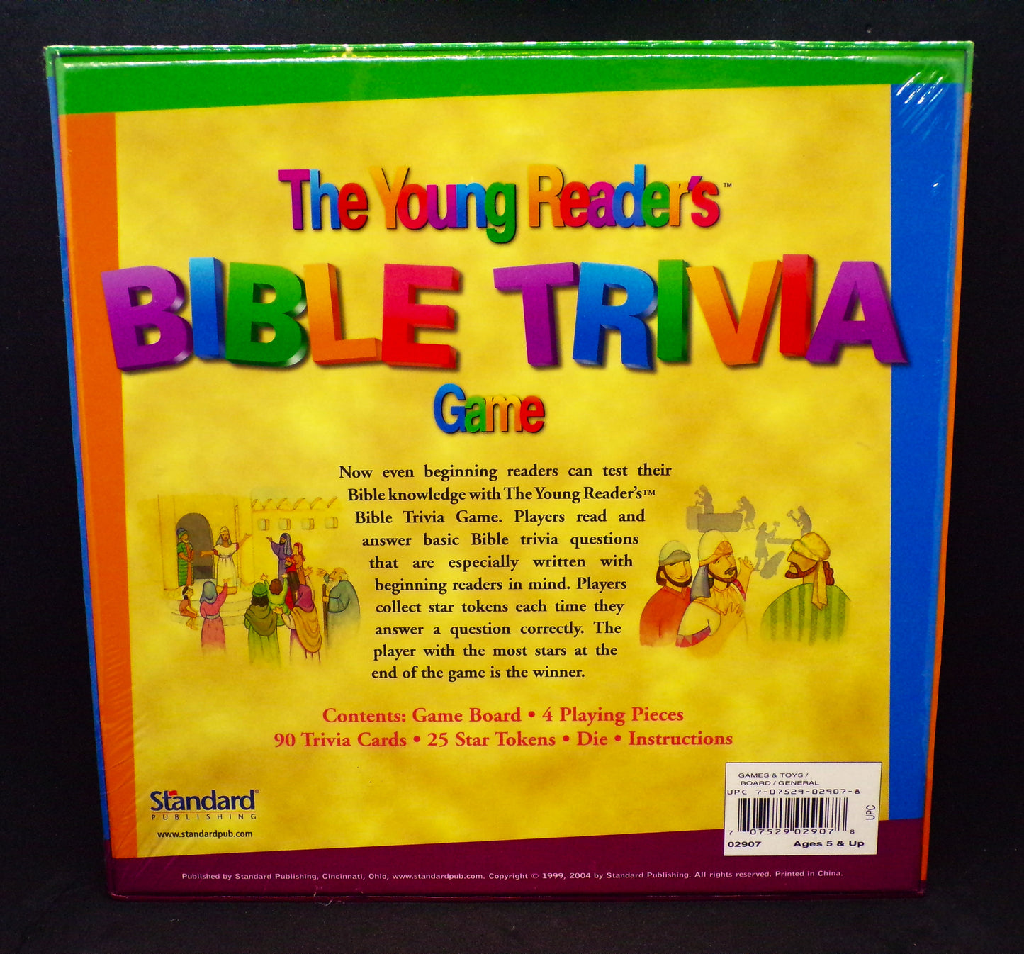 Standard Publishing - The Young Reader's™ Bible Trivia Game - 2-4 Players, Ages 5 & Up - Board Game