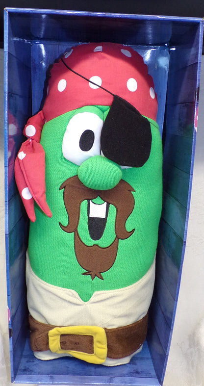 Big Idea, Inc. - VeggieTales® - The Pirates Who Don't Do Anything: 18" Larry the Cucumber Pirate Knit Plush