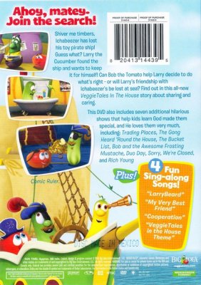 Big Idea® - VeggieTales® in the House - Captain LarryBeard and the Search for the Pirate Ship - Stories About Sharing and Caring - DVD