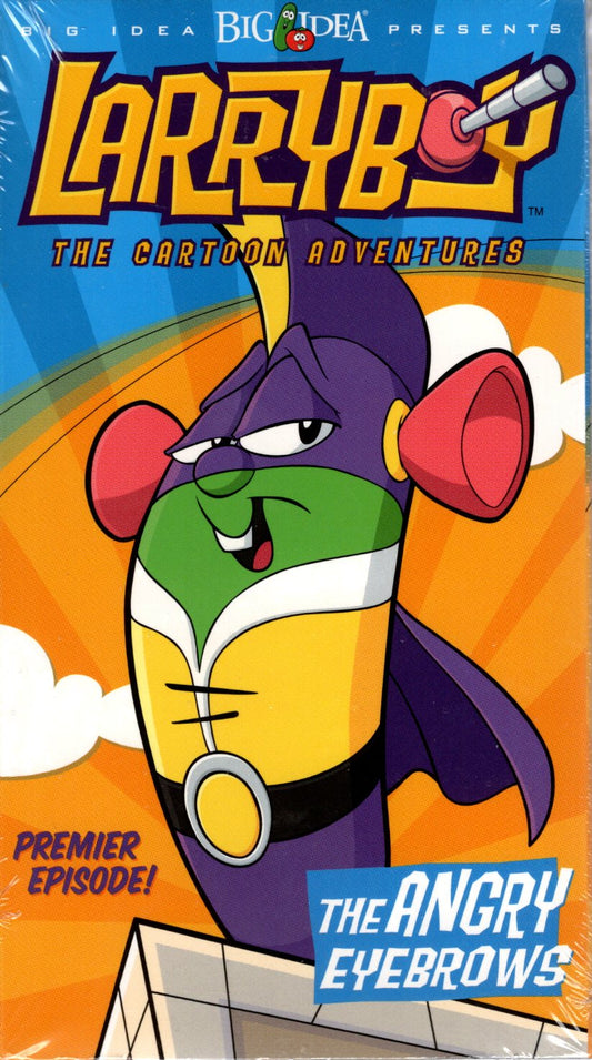 Big Idea™ VeggieTales® - LarryBoy™: The Cartoon Adventures - VHS Tape Video Series (4 Episodes - 2002/2003) (**See Description Before Purchase!)