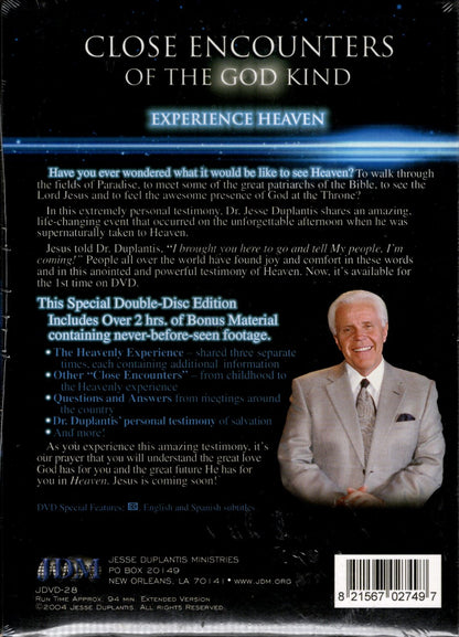 Jesse Duplantis Ministries - Close Encounters of the God Kind - Dr. Jesse Duplantis - DVD Set (2 DVDs)