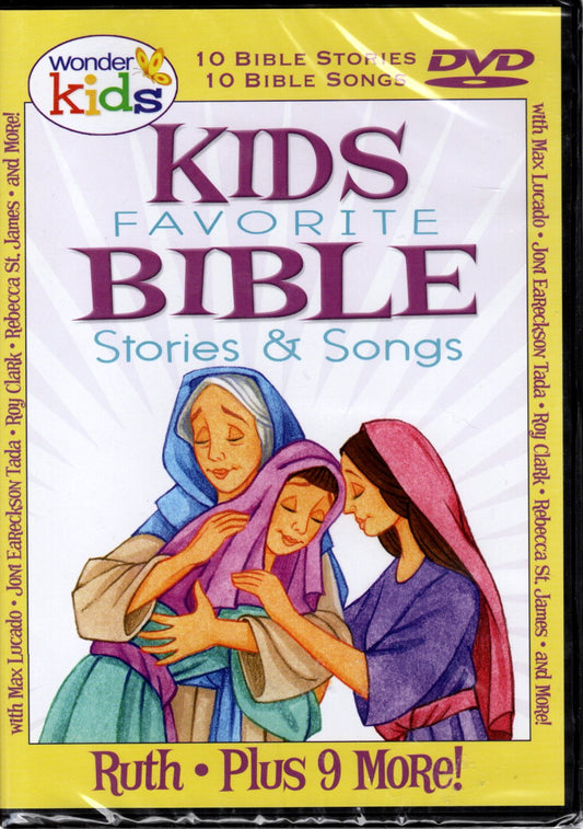 Wonder Kids - Kids Favorite Bible Stories & Songs: Ruth + 9 more! - with Max Lucado and Others! - DVD