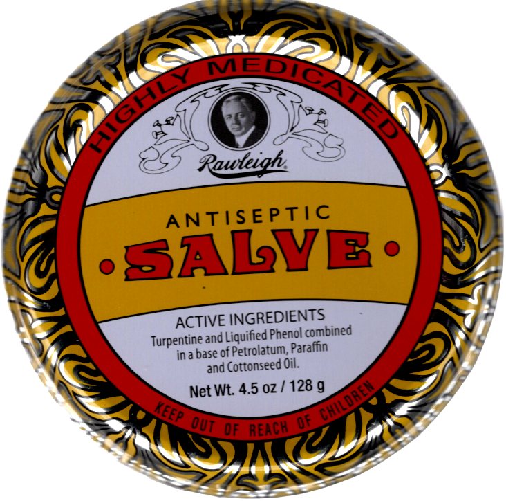 WT Rawleigh - Antiseptic Salve: Highly Medicated - 4.5 Ounce Can (128 Grams)