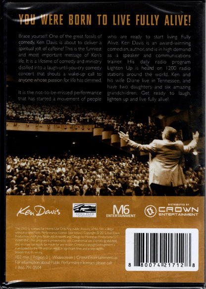 Crown Entertainment - Ken Davis: Fully Alive - DVD, Stand-Up Comedy