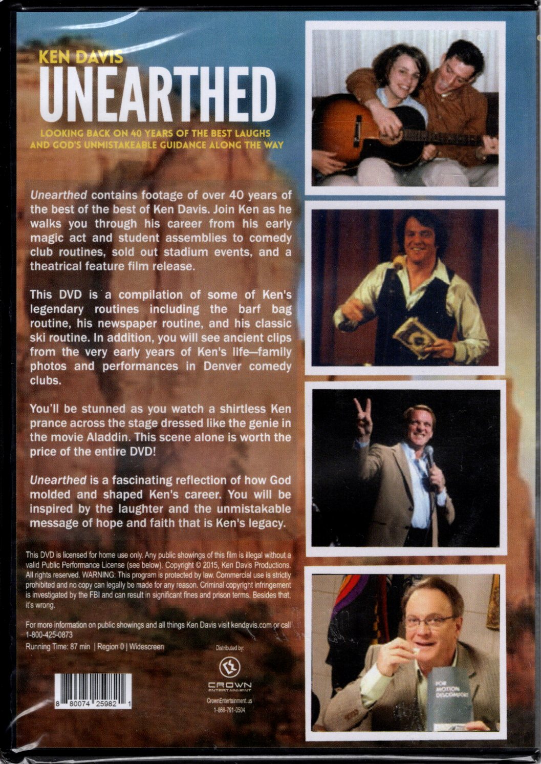 Crown Entertainment - Ken Davis: Unearthed - Celebrating 40 Years of Hilarious Comedy - DVD, Stand-Up Comedy