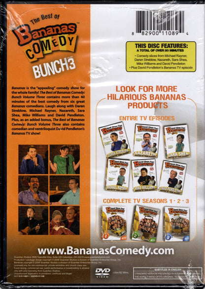 Guardian Studios - The Best of Bananas™ Comedy: Bunch Volume 3 - Highlights From Six Comedians - DVD, Comedy Stand-Up