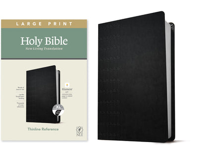 Tyndale NLT® Large Print Thinline Reference Bible - Filament-Enabled Edition - LeatherLike®