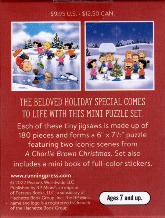 Hatchette Book Group, RP Minis - Peanuts: A Charlie Brown Christmas Mini Puzzles By Charles M. Schulz