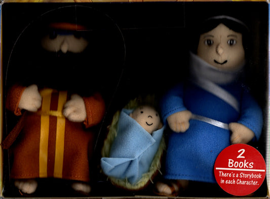 Standard Publishing - Bible People™ Books Nativity Set with Plush Joseph, Mary and Baby Jesus