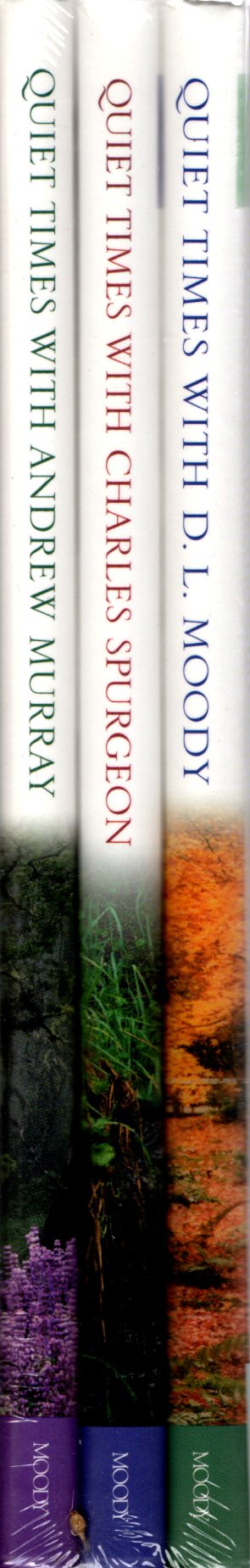 Moody Publishing, A Life Essentials Journal - Quiet Times with D.L. Moody: 3 Volume Set (D.L. Moody, Charles Spurgeon, Andrew Murray) - Hardcover