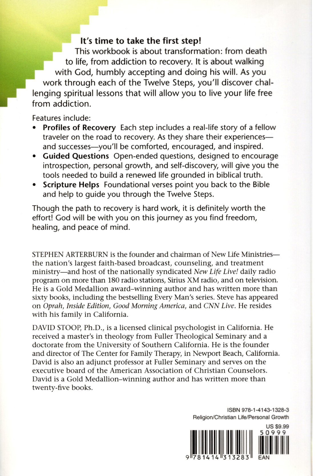 Tyndale House Publishers - The Life Recovery Workbook: A Biblical Guide Through the 12 Steps by Stephen Arterburn & David Stoop - Paperback