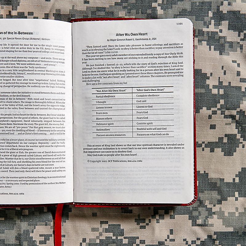 Holman® CSB® Military Bible - LeatherTouch®