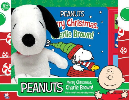 Phoenix International Publications, Inc. - Peanuts: Merry Christmas, Charlie Brown! Play-a-Sound® Book and Cuddly Snoopy **AS-IS**