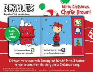 Phoenix International Publications, Inc. - Peanuts: Merry Christmas, Charlie Brown! Play-a-Sound® Book and Cuddly Snoopy **AS-IS**