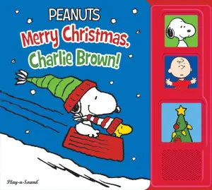 Phoenix International Publications, Inc. - Peanuts: Merry Christmas, Charlie Brown! Play-a-Sound® Book and Cuddly Snoopy **AS-IS**