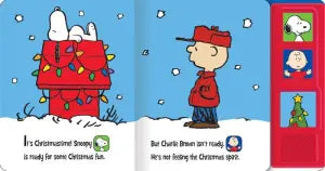 Phoenix International Publications, Inc. - Peanuts: Merry Christmas, Charlie Brown! Play-a-Sound® Book and Cuddly Snoopy **AS-IS**