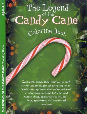 Warner Press Kids™ - The Legend of the Candy Cane Coloring Book (Ages 4-7) - Paperback