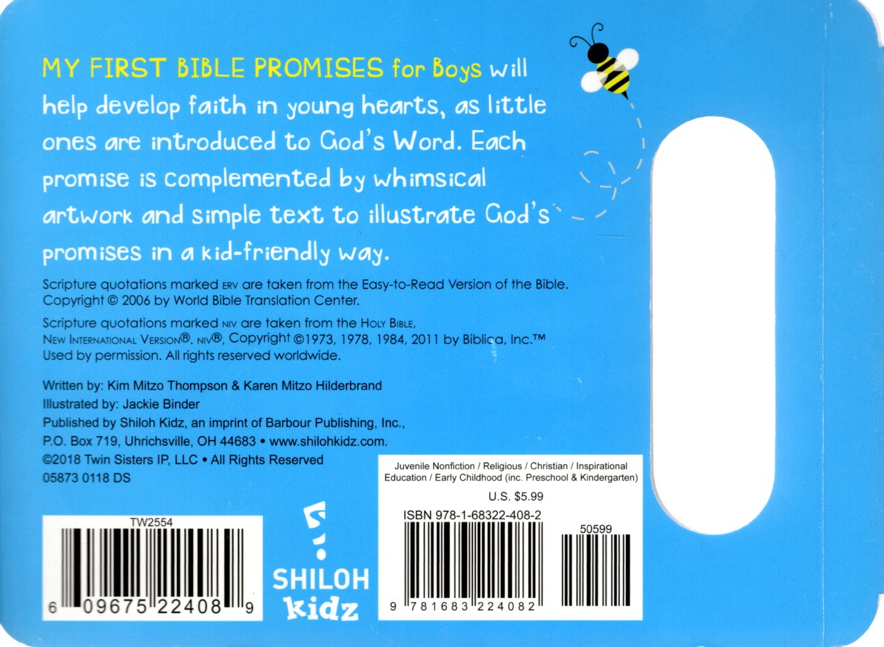 Shiloh Kidz - My First Bible Promises For Boys - Board Book