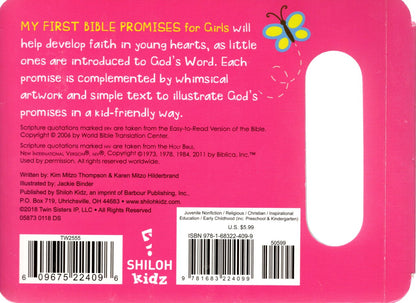 Shiloh Kidz - My First Bible Promises For Girls - Board Book