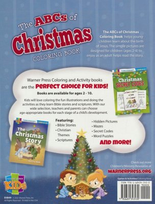 Warner Press Kids - The ABCs of Christmas Coloring Book - Paperback