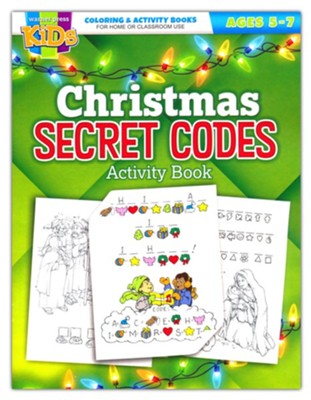 Warner Press Kids - Christmas Secret Codes Activity Book - Paperback