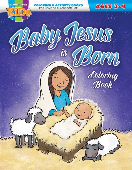 Warner Press Kids - Baby Jesus is Born Coloring Book - Paperback