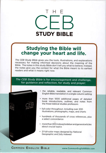 Common English Bible CEB Study Bible (2013/2018 Editions)