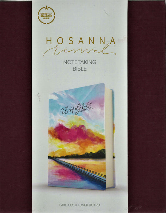 Holman® CSB Hosanna Revival Notetaking Bible - Hardcover Lake Cloth over Board