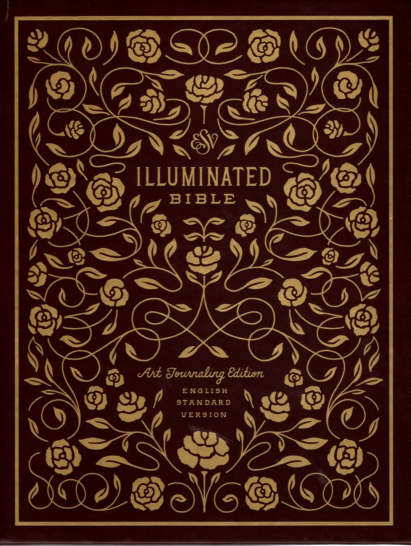 Crossway ESV Illuminated Bible, Art Journaling Edition - TruTone® (Burgundy)