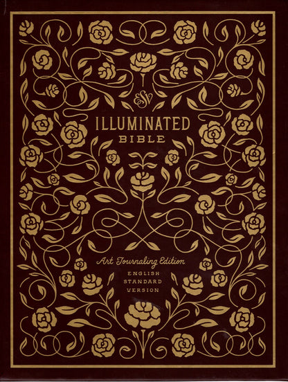 Crossway ESV Illuminated Bible, Art Journaling Edition - TruTone® (Burgundy)