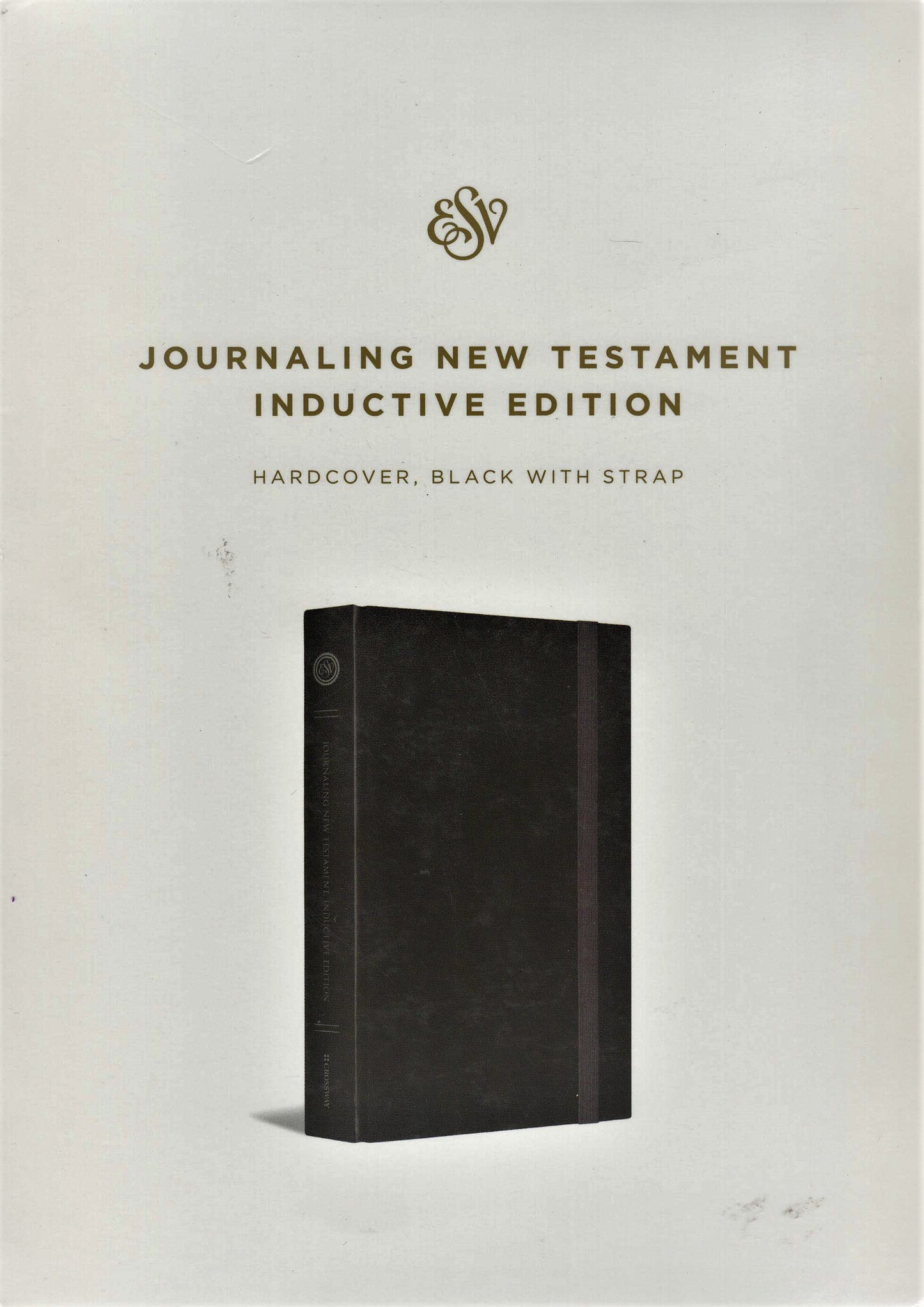 Crossway ESV Journaling New Testament Inductive Edition - Hardcover w/Strap (Black)